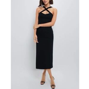 NWOT Tuckernuck Hyacinth House Black Criss-Cross Alice Dress